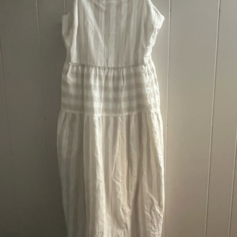 Universal Thread White Striped Dress